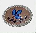 Holly Hybrids Blue Leaf  White Stitching